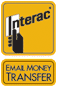 Interac Email Money Transfer through your bank ... cost something like $1.50 to email money to us through your interac bank.